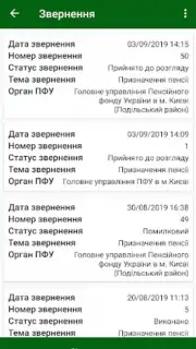 Пенсійний фонд скриншот 3