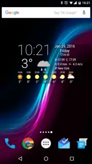 Simple Time & Weather Widget скриншот 4