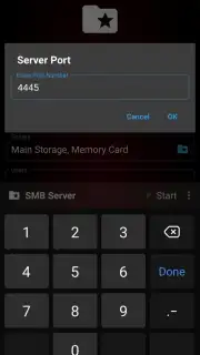 SMB Server (Samba) скриншот 4