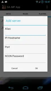 SA-MP App скриншот 1