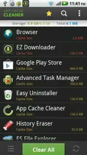 App Cache Cleaner скриншот 4