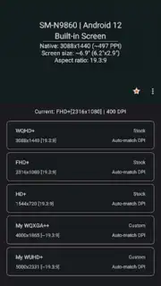 Pixels: Resolution+DPI Changer скриншот 8