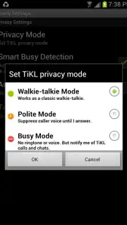 TiKL Touch Talk Walkie Talkie скриншот 2