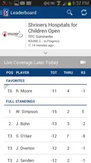 PGA TOUR скриншот 13