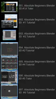 Blender Tutorials скриншот 2