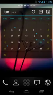 GO Calendar Widget скриншот 6