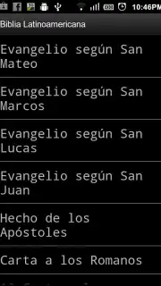 Biblia Latinoamericana Spanish скриншот 5