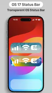 iOS 17 Status Bar скриншот 3