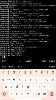 Termux скриншот 3