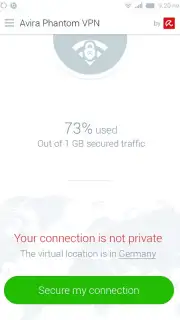 Avira Phantom VPN скриншот 9