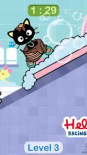 Hello Kitty games - car game скриншот 6