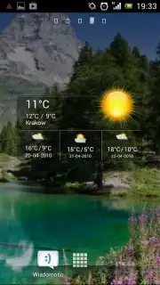 Cute Weather Widget скриншот 1