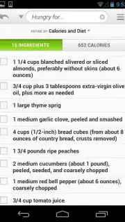 Recipes & Nutrition скриншот 14