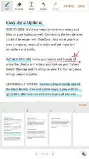 Samsung Write on PDF скриншот 2