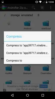 AndroRar Zip and Rar скриншот 4
