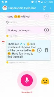 Supersonic Fun Voice Messenger скриншот 8