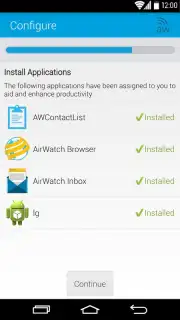 AirWatch Agent скриншот 17