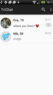 Triple chat, online dating скриншот 4