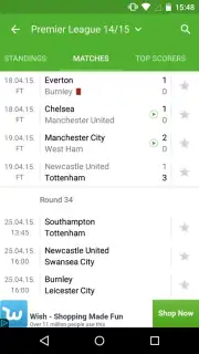 SofaScore скриншот 1