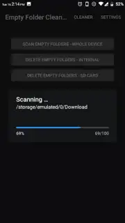 Empty Folder Cleaner скриншот 8