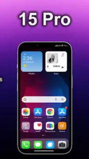iOS Launcher: iPhone 15 Pro скриншот 2