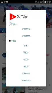 DoTube - 4K Video Downloader & MP3 Player music скриншот 5
