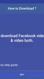 Video Downloader for Facebook & Instagram скриншот 1