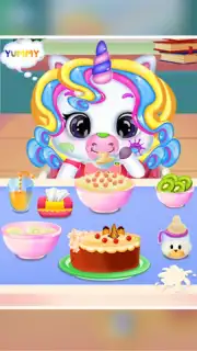 Newborn unicorn care game скриншот 1