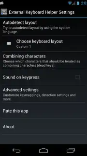 External Keyboard Helper Demo скриншот 6