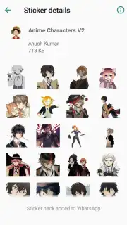 Otaku Nadu Sticker Pack скриншот 1