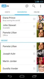 Talk.to - Chat for GTalk & FB скриншот 2