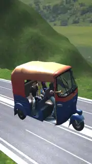 Autorickshaw Tuktuk Hill Drive скриншот 1