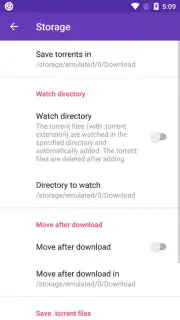 LibreTorrent скриншот 5