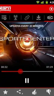 ESPN Radio скриншот 1