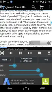 Voice Aloud Reader скриншот 2