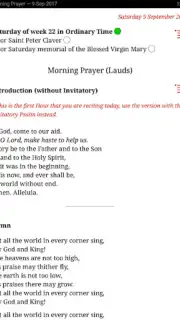 Catholic Calendar from Universalis скриншот 13