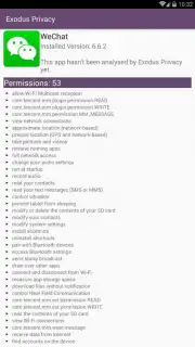 Exodus Privacy скриншот 3