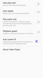 Samsung Video Player скриншот 1
