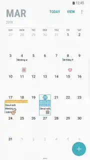 Samsung Calendar скриншот 3