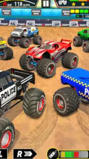 Police Monster Truck Car Games скриншот 1
