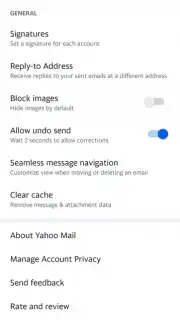 Yahoo Mail скриншот 11