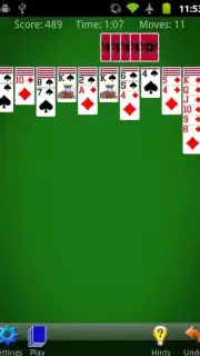 Spider Solitaire скриншот 4