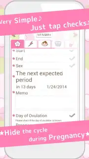 LadysCalendar Free (Period) скриншот 5