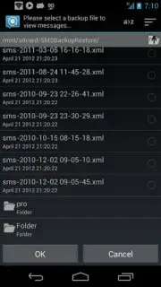 SMS Backup and Restore скриншот 3