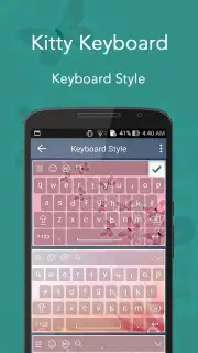 Cutie Kitty Keyboard скриншот 5