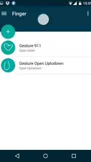 Finger Gesture Launcher скриншот 1