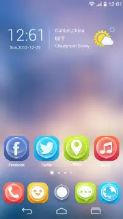 Clean GO Launcher Theme скриншот 4