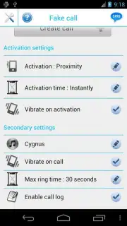 Ложный вызов и SMS скриншот 7