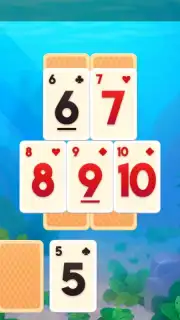 Undersea Solitaire Tripeaks скриншот 6