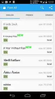 iFont (Expert of Fonts) скриншот 3